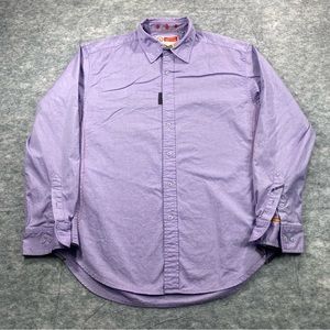 Robert Graham Mens Purple Freshly Laundered Long Sleeve Button Down Shirt‎ SZ XL